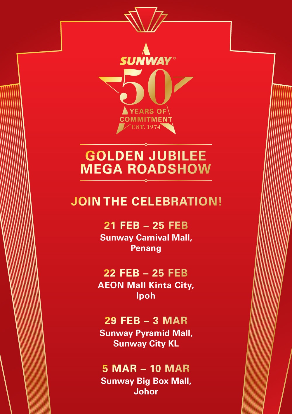 SUNWAY50 - WEB POPUP BANNER